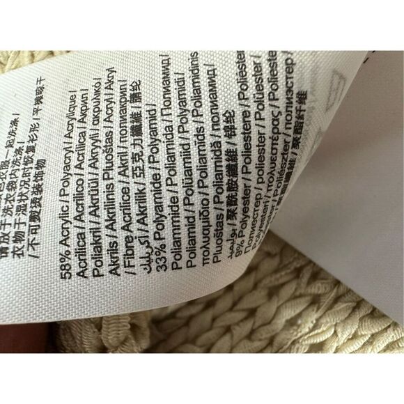 EDC Women’s Bohemian Knit Open Front Cardigan Tan Size S - Picture 12 of 14